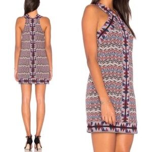BCBGMAXAZRIA Tesa Jacquard Mini Dress Medium